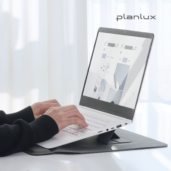 플랜룩스 3in 1 노트북 케이스 그램 맥북 가죽 파우치