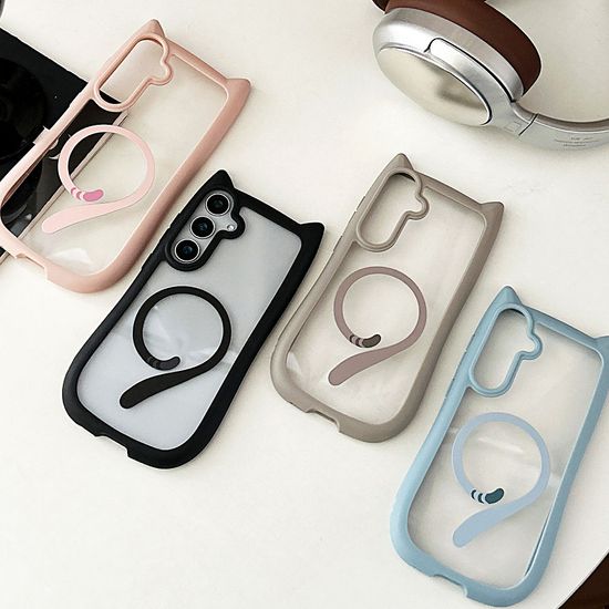 갤럭시 s25 s24 s23 플러스 맥세이프 고양이귀 케이스