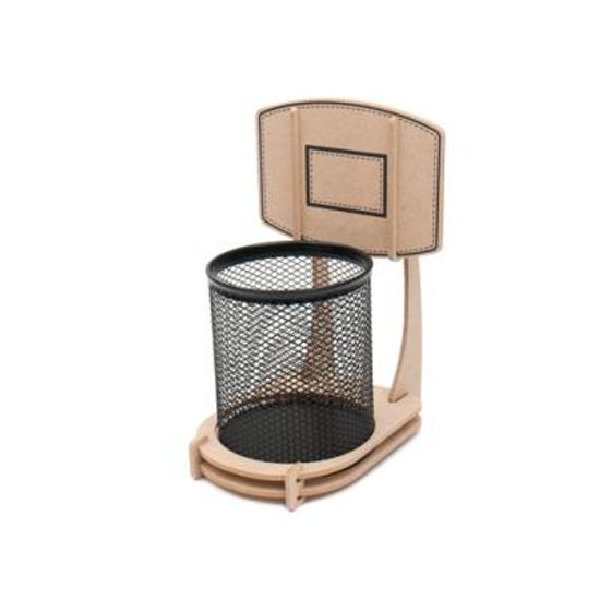 Wooden 농구대 연필꽂이