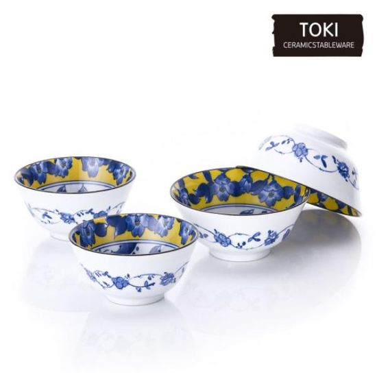 [TOKI] 일본 도자기 츠바키 공기 2p + 대접 2p