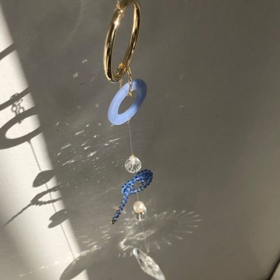 블루 도넛 썬캐쳐