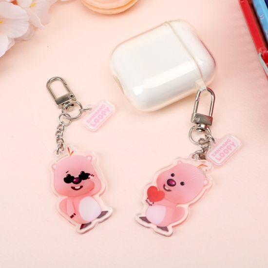 잔망루피 투명아크릴 키링 D타입