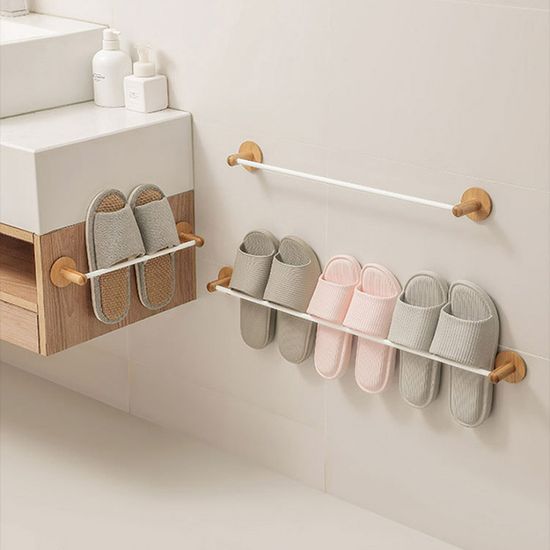 욕실 화장실 우드 수건걸이 55cm