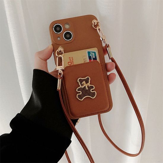 갤럭시 s24 23 22 21 20 노트20 곰돌이 스트랩 케이스