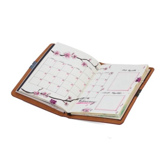 [TROIKA] BULLET JOURNAL 가죽 A5 노트 (BTJ36/BR)