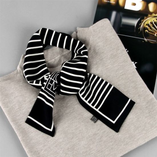 [베네]스텝 실크 타이스카프