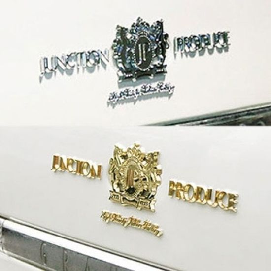 트렁크 엠블렘 정션스타일-실버 익스테리어용품 생활[