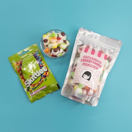 동결건조 스키틀즈 과일맛 캔디 수제사탕 젤리