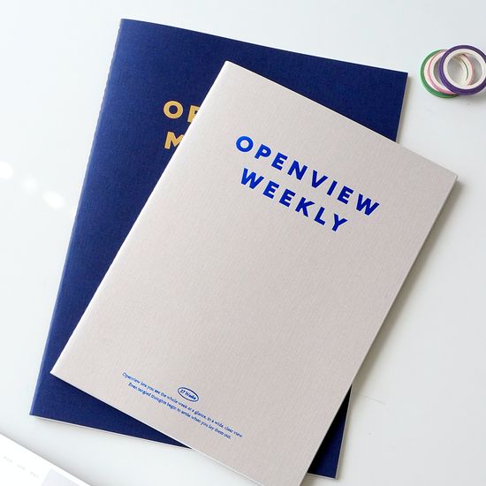 오픈뷰 위클리 플래너 타임테이블 주간 다이어리 B5