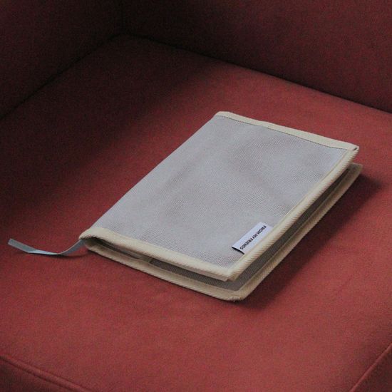 프레임 북커버 (연그레이&파스텔그린)