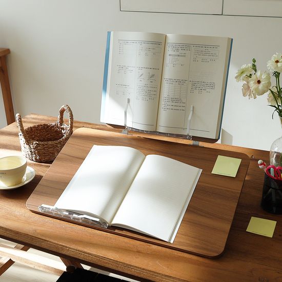 스터디 스테이션 필기가 편한 2단 각도조절 독서대