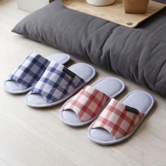 체크 TPR 실내화 - 2color