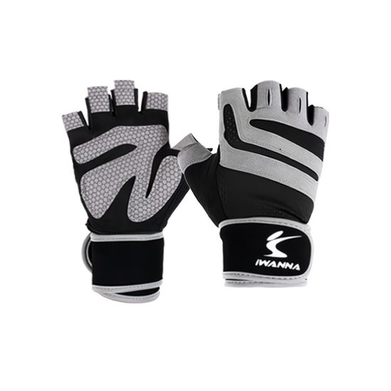 아이워너 매쉬 헬스장갑 2중 손목 트레이닝 그레이