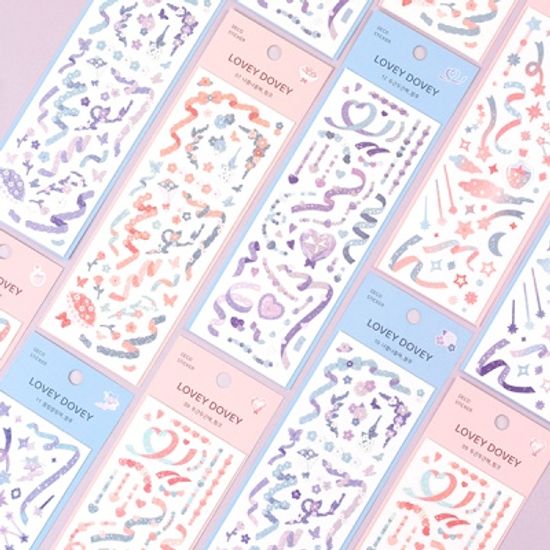 러비더비 홀로그램 씰스티커 (07-12)