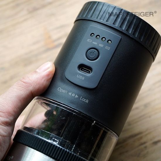 루미 충전식 전자동 커피 그라인더 블랙세트 B60