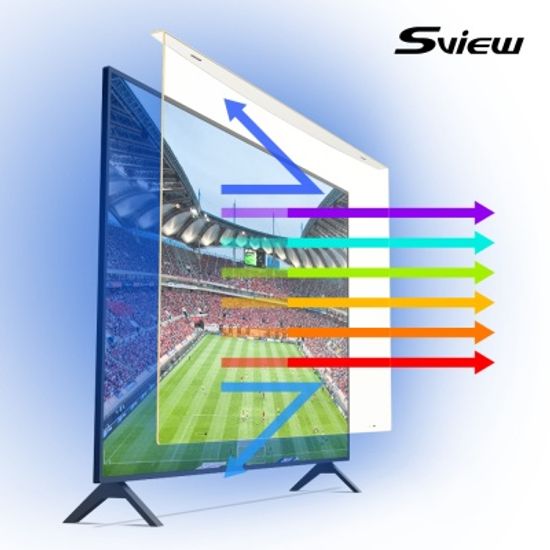 에스뷰 TV 화면 보호기 항균 블루라이트 차단 60인치