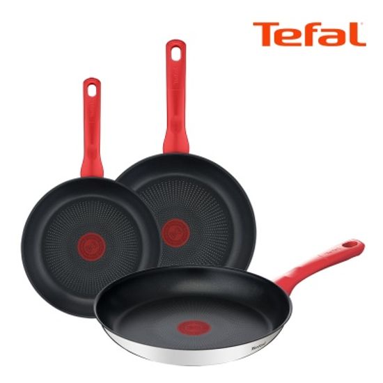테팔 에디션 레드 인덕션 프라이팬 20+24+26cm