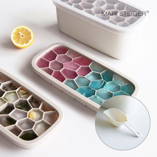 마리슈타이거 대용량 실리콘 얼음트레이 보관함 