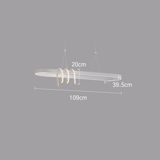 LED 아르나 타원형 식탁등 식탁조명 50W