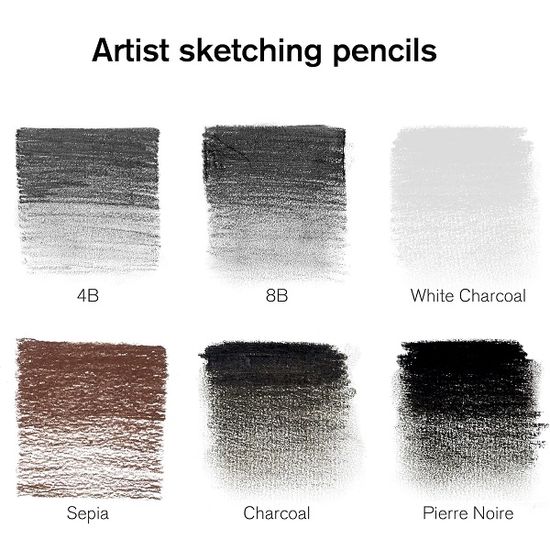 [윈저앤뉴튼] Studio~ 스케치연필/용품 6종 Tin  F191