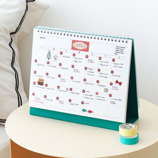 (26-27)기본 2년 탁상 달력(26년 1월~27년 12월)