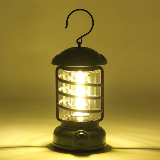 COB 레트로 감성 캠핑랜턴 L3 텐트 야외 고리랜턴