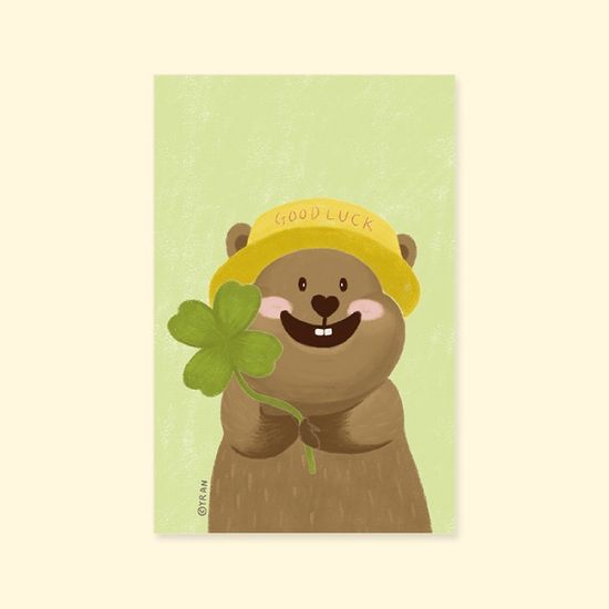 캘리엠 엽서 P2303YA - QUOKKA 이쁜엽서 동물캐릭터