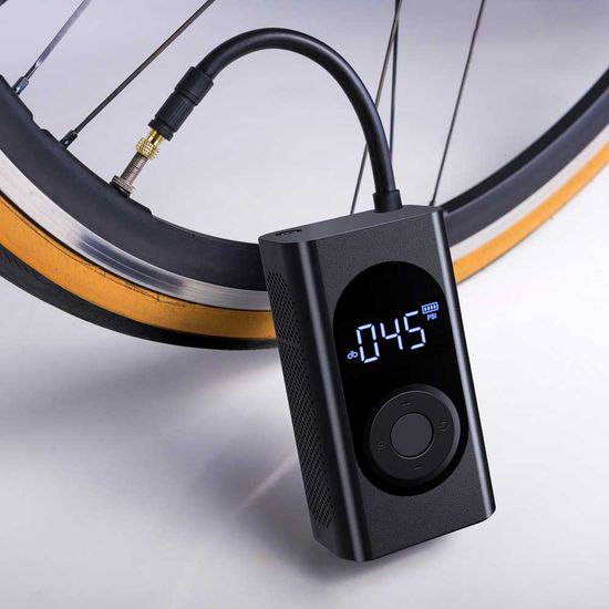 휴대용 전동 에어펌프 공기압측정 / 타이어 공기주입