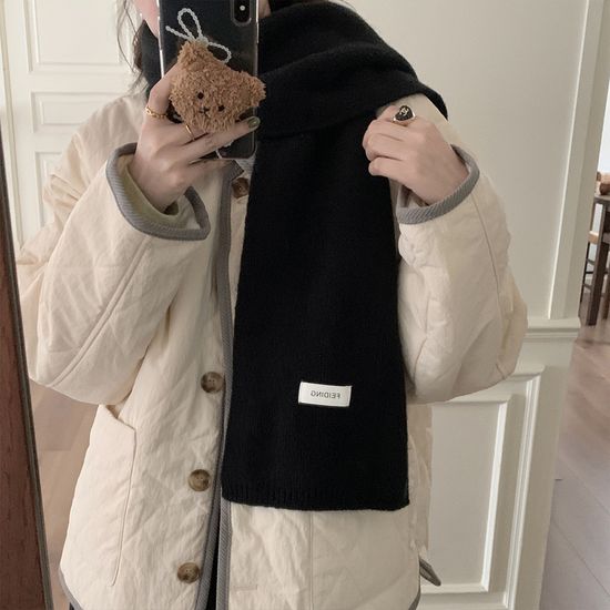 니트 미니 머플러 1+1