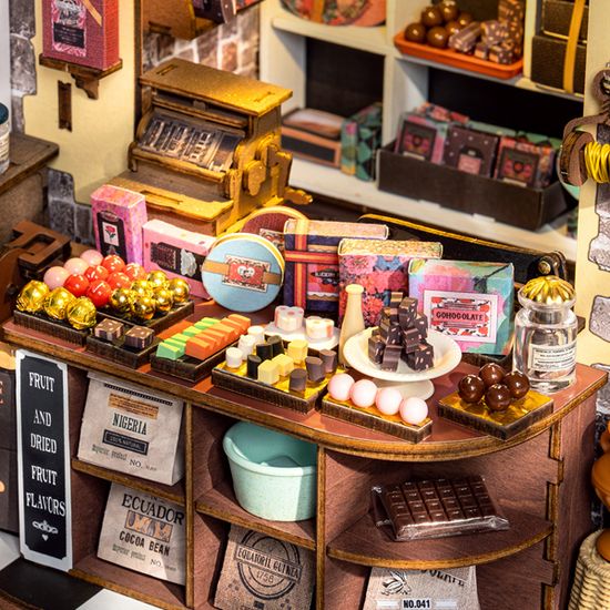 핸즈크라프트 DIY 미니어처 하우스 헨리의 초콜릿가게