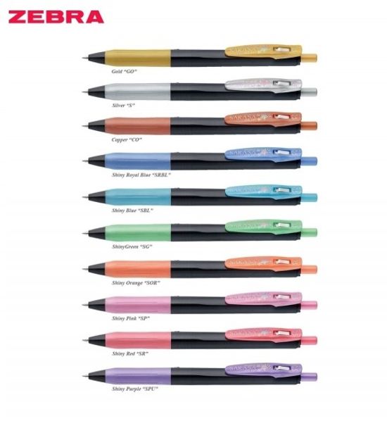 [ZEBRA]데코샤인 SARASA0.5mm(10컬러)/JJ15-10C-SH-N