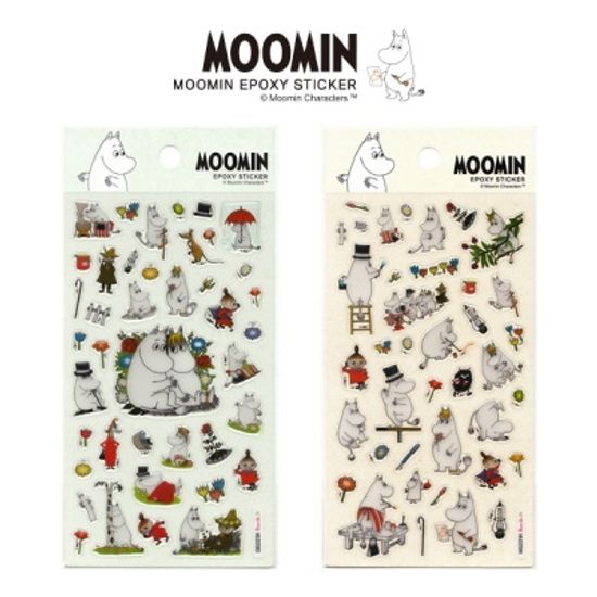 무민 에폭시스티커