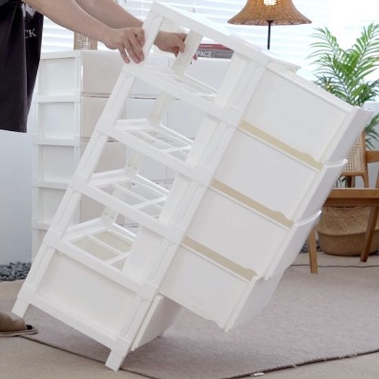 보노 심플리 240 플라스틱 서랍장 6단 슬림형 틈새장