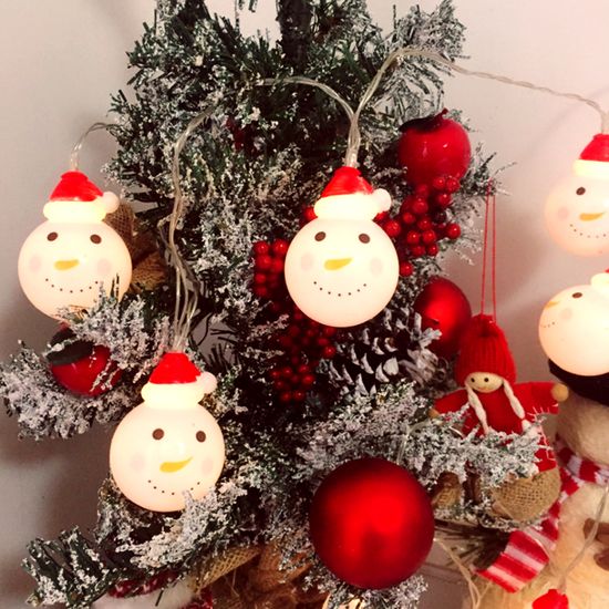 [도토로] 20구 LED 눈사람 가랜드 전구 (3M)