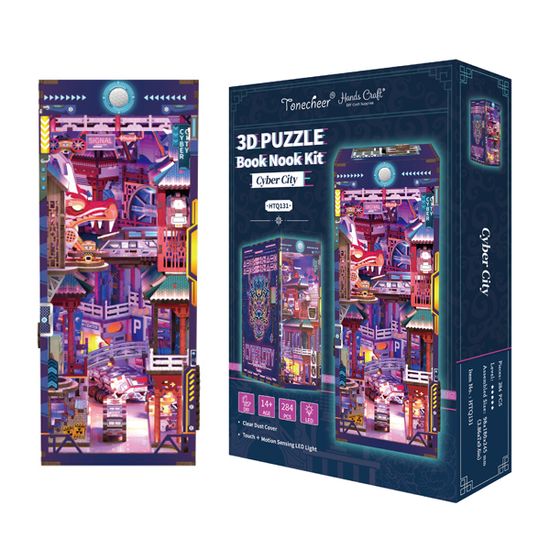 핸즈크라프트 DIY미니어처 북눅 북엔드 사이버 시티