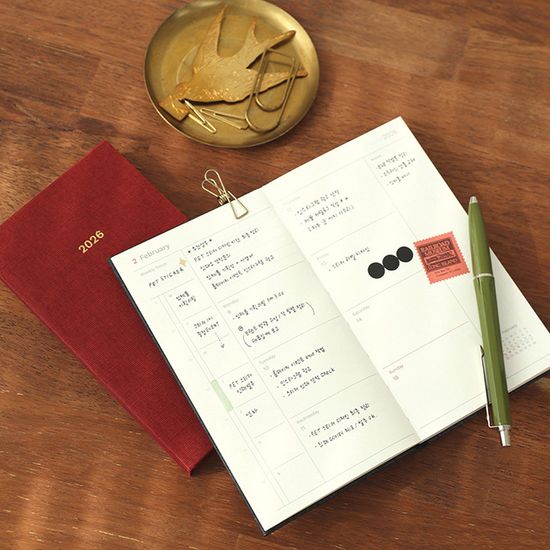 [날짜형] 2026 애티튜드 위클리 플래너 Pocket