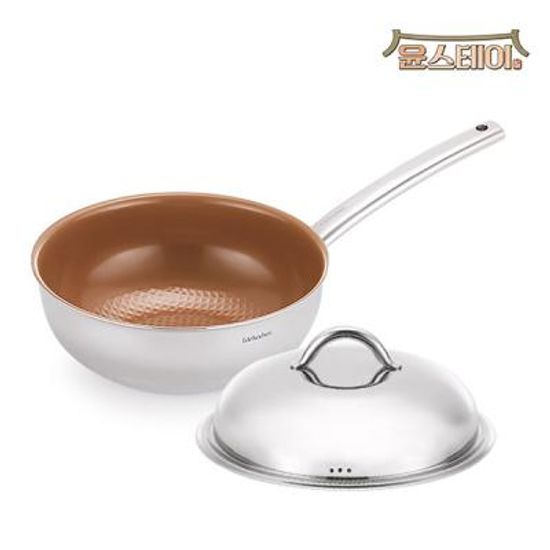 에델코첸 통3중 이지프리즘 웍팬+뚜껑 24cm