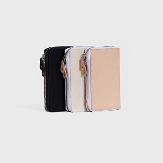 하와이_보더리스 패스포트 월렛_캔버스 베이지