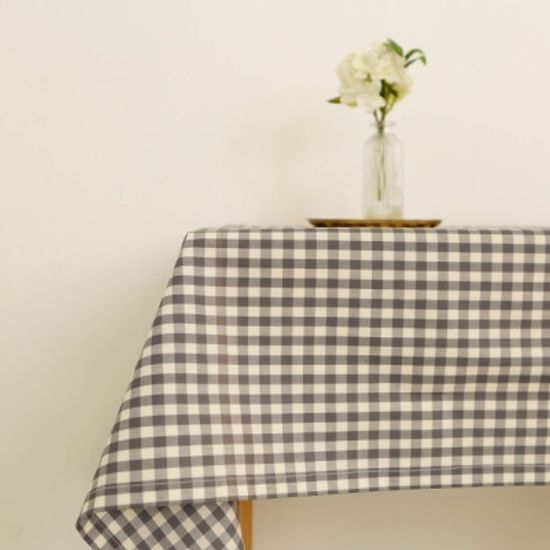 멜란체크 그레이 방수식탁보 테이블보