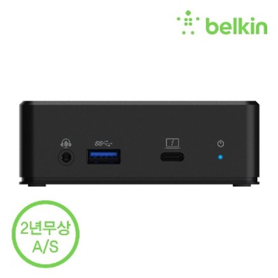 벨킨 USB-C 듀얼 디스플레이 도킹스테이션 INC002qc