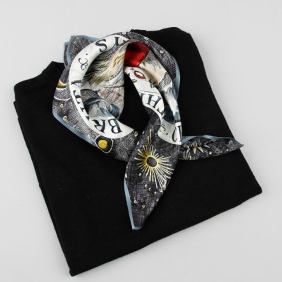 [베네]하트비트 실크 쁘띠 스카프