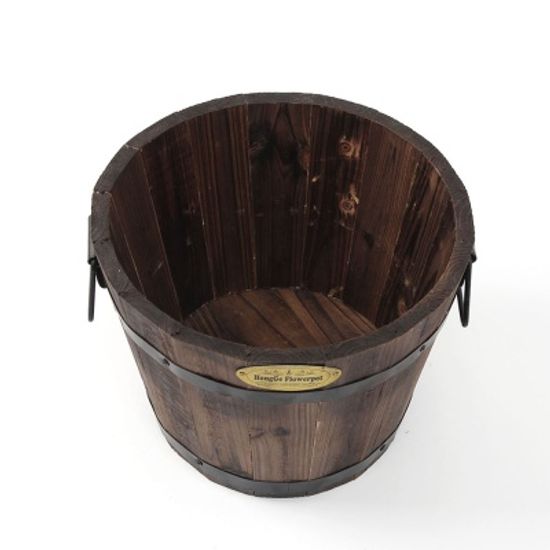 홈가든 빈티지 원목 화분 실내정원 화분커버 케이스