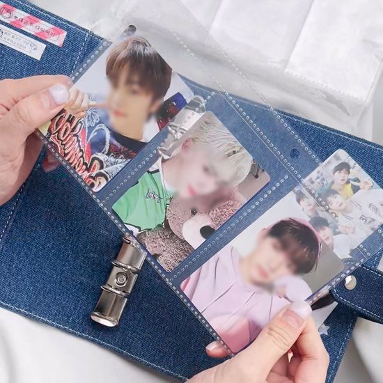 수앙스튜디오 6공 바인더 3단 양면 리필 속지 (10매)