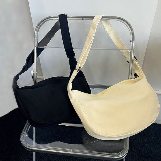 반달 백팩 숄더백 남녀공용 캔버스 가방(WD71856)