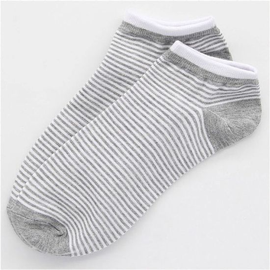 남자 얇은 잔링글 발목 양말 패션 삭스 흰회(W9230AD)