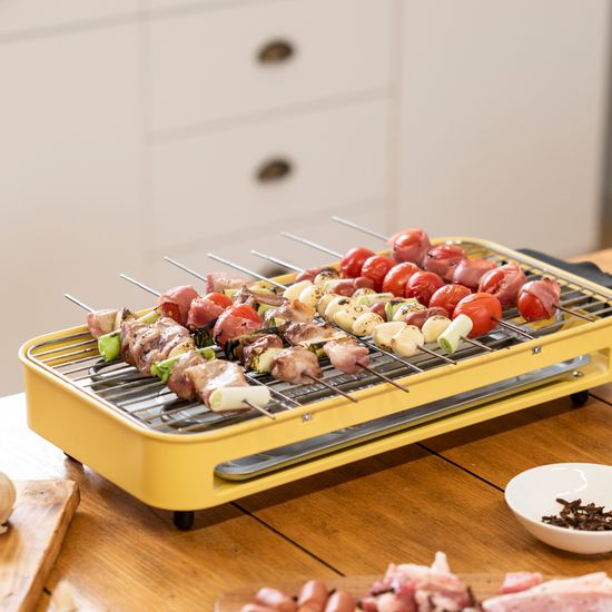 [아비스] 샤를 꼬치+삼겹살 전골 멀티 그릴팬 2color