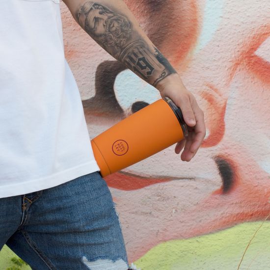 Cool Bottles 텀블러 비비드오렌지 (550ml)