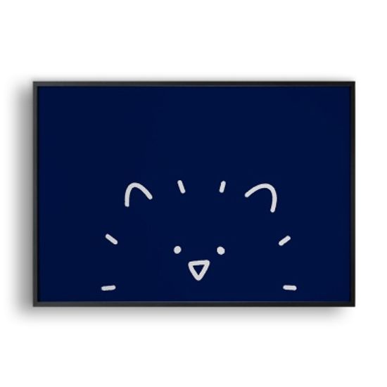 I`m kuma blue / 일러스트 액자