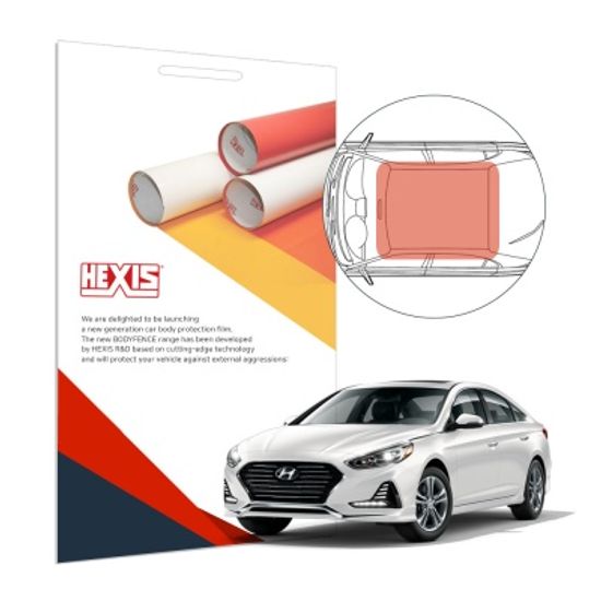 HEXIS 자동차 데칼스티커 루프스킨 중형용