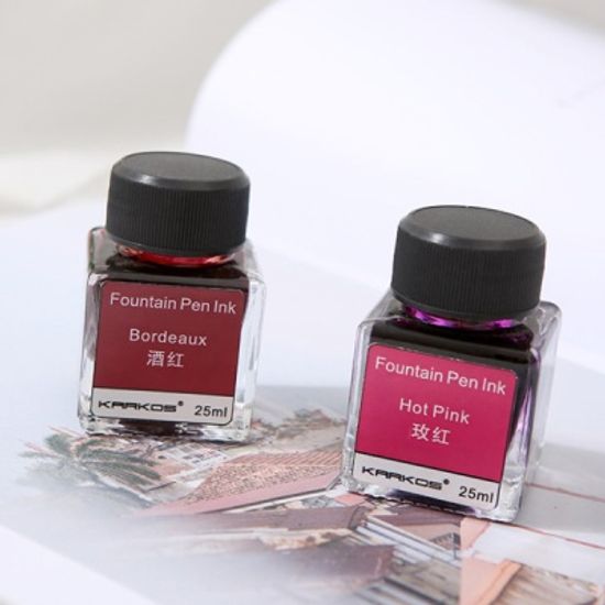 딥 펜 컬러 만년필 잉크 25ml  캘리그라피 병잉크